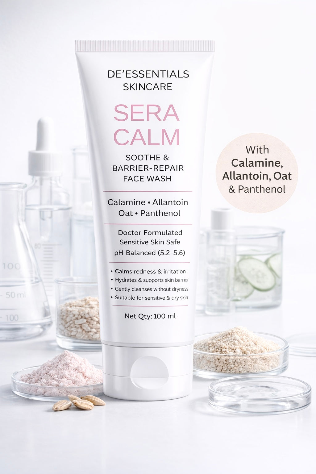 SERA CALM - Barrier Defense Face Wash with Ceramides + Oat