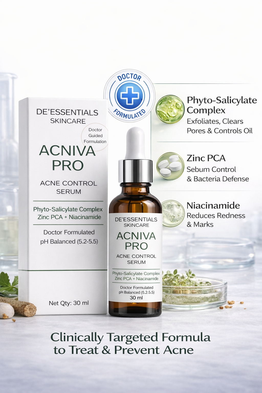 ACNIVA PRO - Acne Control Serum with Azelaic Acid